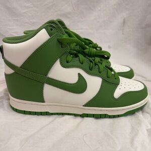 Nike Dunk high chlorophyll green size Women’s size 10